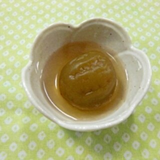 梅シロップの梅deみつ煮